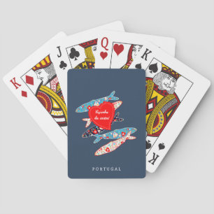 Portuguese sardines playing cards