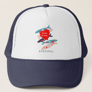 Portuguese sardines trucker hat