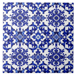 portuguese scrollwork tile