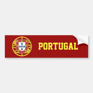 Portuguese shield bumper sticker