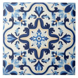 Portuguese style cute pattern tile