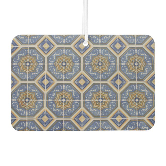Portuguese tile car air freshener (Front)