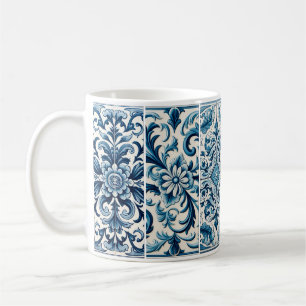 Portuguese tile coffee mug