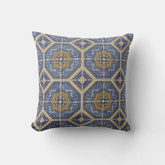 Portuguese tile cushion (Front)