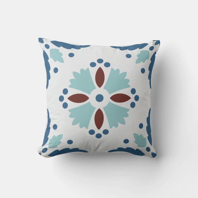 Portuguese tile cushion (Front)