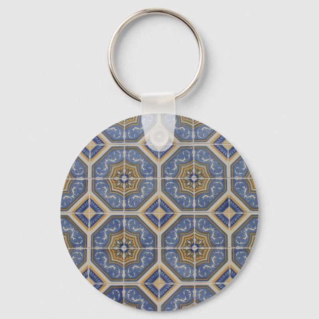 Portuguese tile key ring (Front)