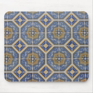 Portuguese tile mouse mat