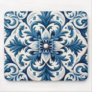 Portuguese tile mouse mat