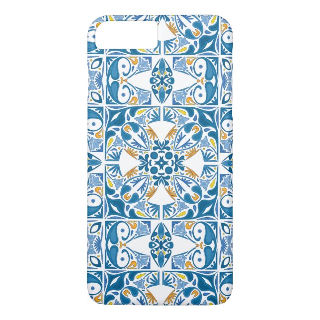 Portuguese Tile Pattern Case-Mate iPhone Case (Back)