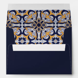 Portuguese tile pattern envelope