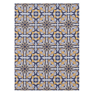 Portuguese tile pattern tablecloth