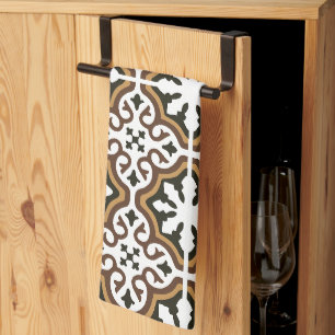 Portuguese tiles 3 tea towel