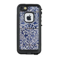 Portuguese Tiles - Azulejo Blue and White Floral