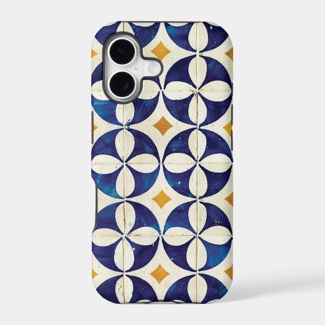 Portuguese Tiles - Azulejo Pattern Design (Back)
