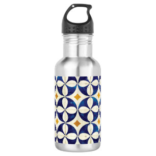 Portuguese Tiles - Azulejo Pattern Design 532 Ml Water Bottle