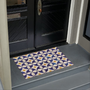 Portuguese Tiles - Azulejo Pattern Design Doormat