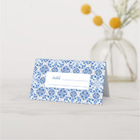 Portuguese Tiles Blue Floral Wedding