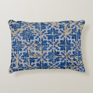 Portuguese tiles decorative cushion
