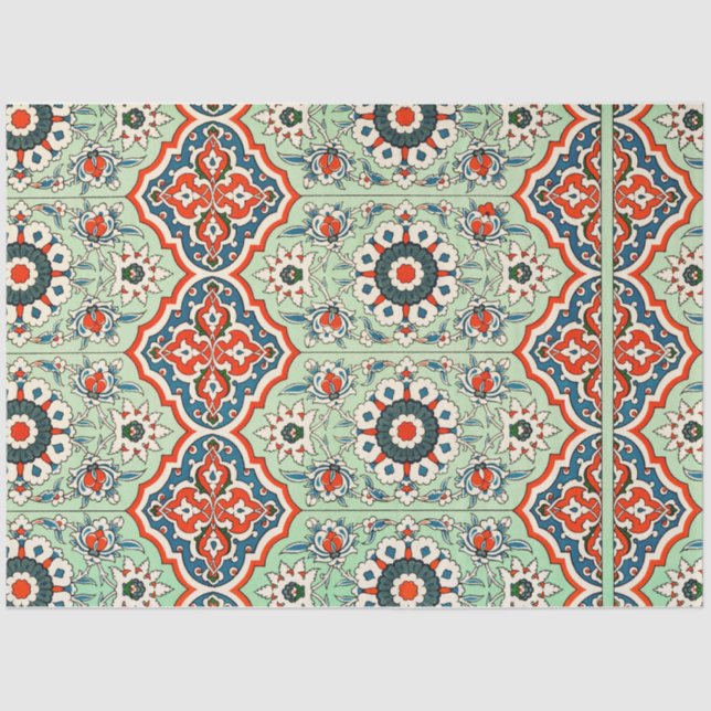 Portuguese tiles decoupage tissue paper (Front)