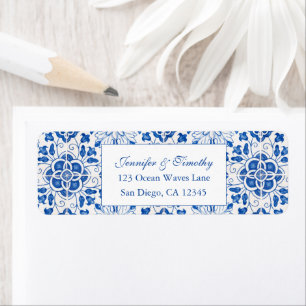 Portuguese Tiles Mediterranean Blue Wedding