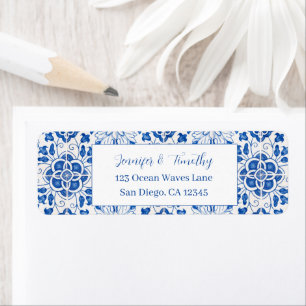 Portuguese Tiles Mediterranean Blue Wedding