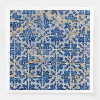 Portuguese tiles napkin