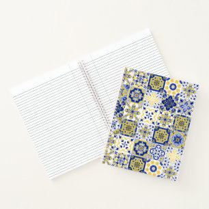 Portuguese Tiles Pattern Notebook