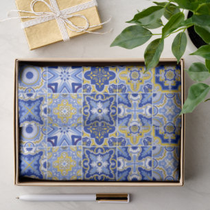 Portuguese Tiles Pattern Tissue Paper