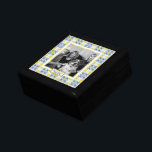 Portuguese Tiles Photo frame for family Christmas Gift Box<br><div class="desc">Blue and yellow "azulejos" is a Portuguese-inspired tile pattern that fits not only home décor objects but also wearables like clothing and accessories. The essence of this design, known as "azulejo, " traces its origins back to the Arabic phrase "small polished stone." Ceramic tiles belong to Portugal's rich history and...</div>