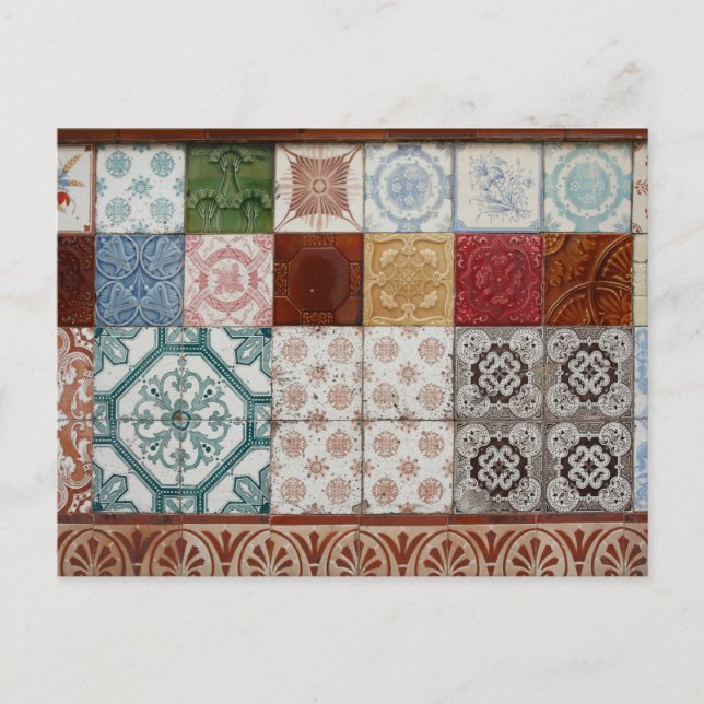 Portuguese tiles postcard (Front)
