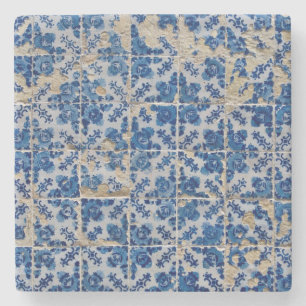 Portuguese tiles stone coaster