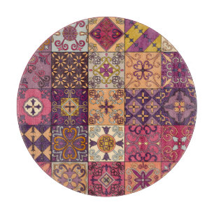 Portuguese tiles: talavera style pattern. cutting board