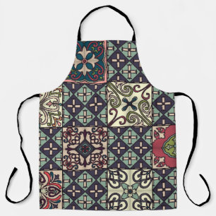 Portuguese Tiles: Talavera Style Seamless Apron
