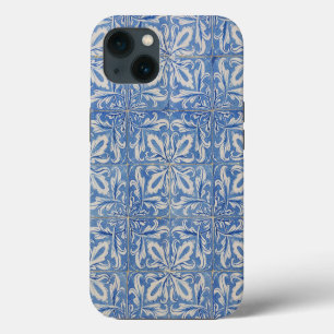 Portuguese Tiles Vintage Azulejos Blue White iPhone 13 Case