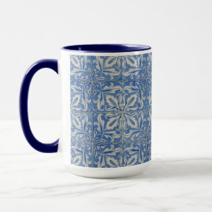 Portuguese Tiles Vintage Azulejos Blue White Mug