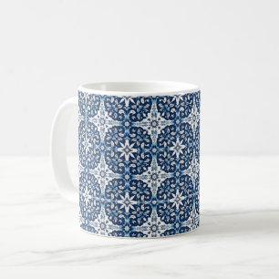 Portuguese Tiles Vintage Blue And White Case-Mate Coffee Mug