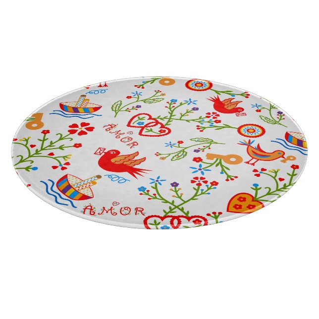Portuguese valentine's love handkerchiefs   cutting board (Corner)