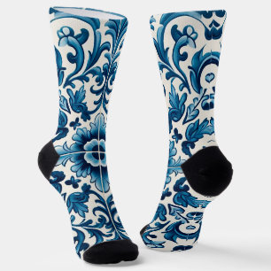 Portuguese vintage tile socks