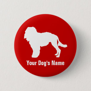 Portuguese Water Dog ポルトガル・ウォーター・ドック 6 Cm Round Badge