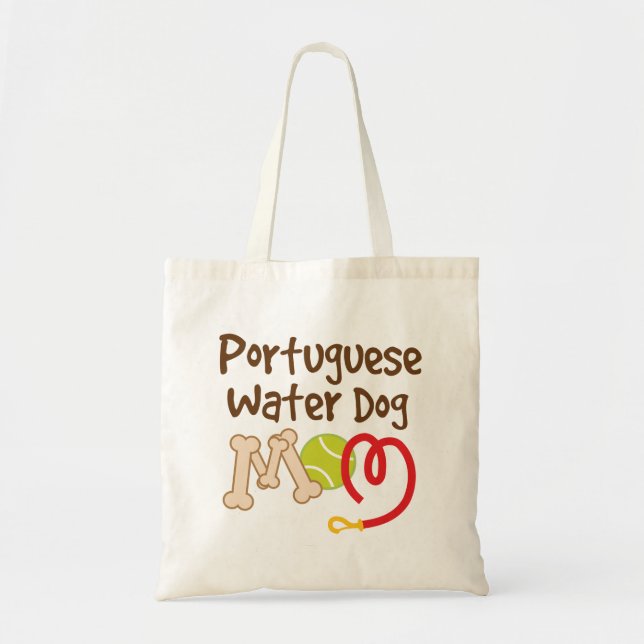 Portuguese Water Dog Breed Mum Gift Tote Bag (Front)