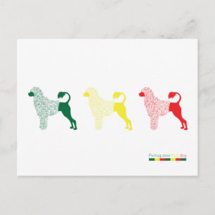 Portuguese Water Dog Card