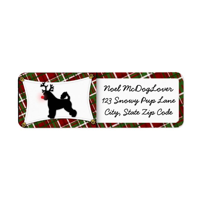 Portuguese Water Dog Christmas (Front)