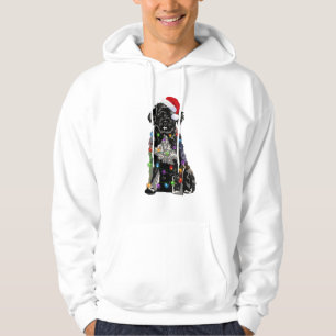 Portuguese Water Dog Christmas Lights Xmas Dog Lov Hoodie