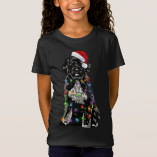 Portuguese Water Dog Christmas Lights Xmas Dog Lov T-Shirt