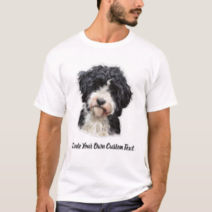 Portuguese Water Dog Create Your Own Custom Text T-Shirt