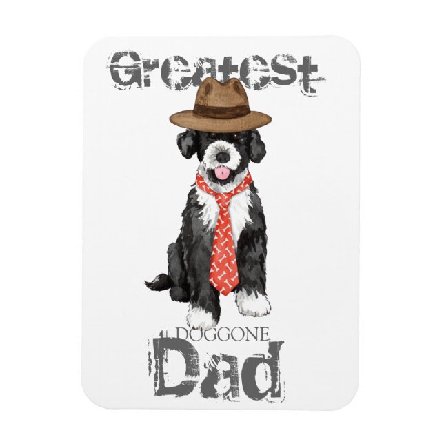 Portuguese Water Dog Dad Magnet (Vertical)