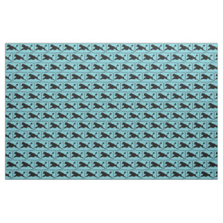 Portuguese Water Dog Diving Lion Fabric