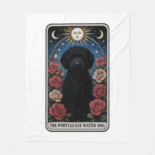 Portuguese Water Dog Fleece Blanket