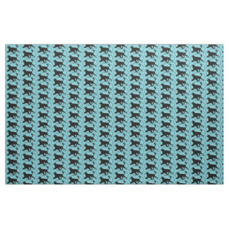 Portuguese Water Dog Gaiting Lion Fabric