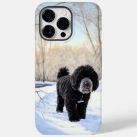 Portuguese Water Dog Let It Snow Christmas